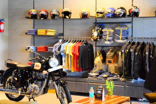 royal enfield showroom opening cost